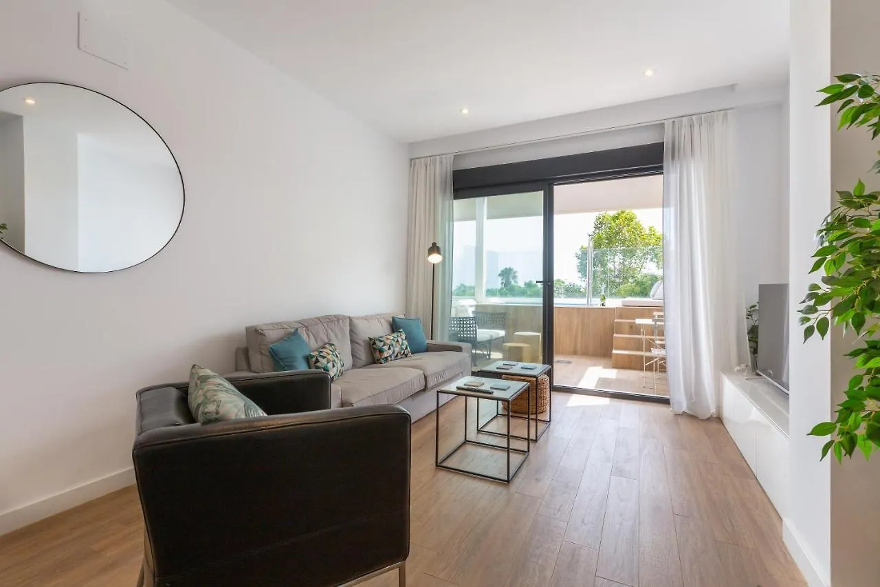 Apartamento Terraza del Mar: Apartamento con terraza y piscina Torremolinos