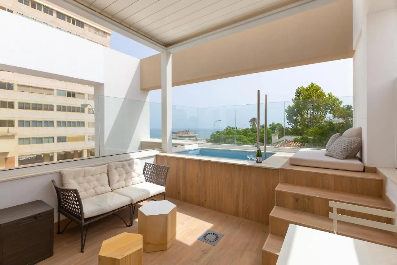 Apartamento Terraza del Mar: Apartamento con terraza y piscina Torremolinos